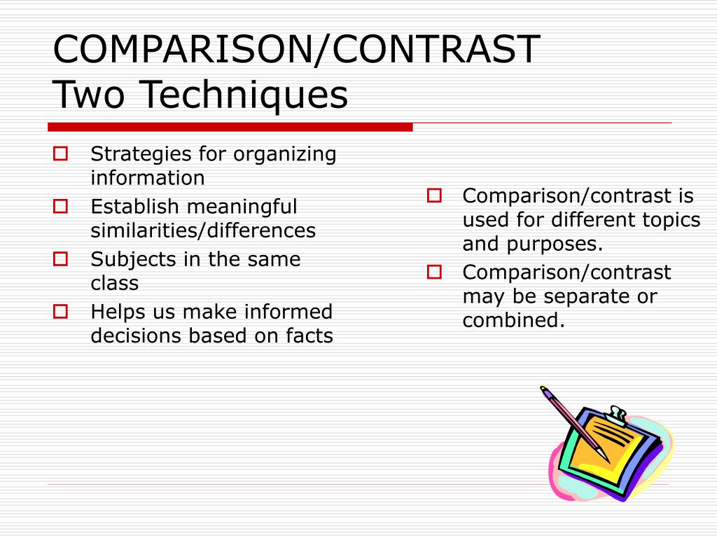 contrast meaning in powerpoint presentation
