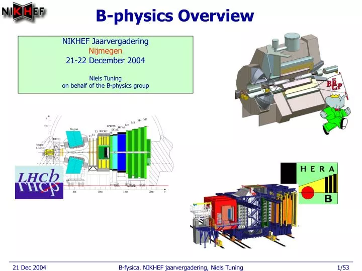 PPT - B-physics Overview PowerPoint Presentation, Free Download - ID ...