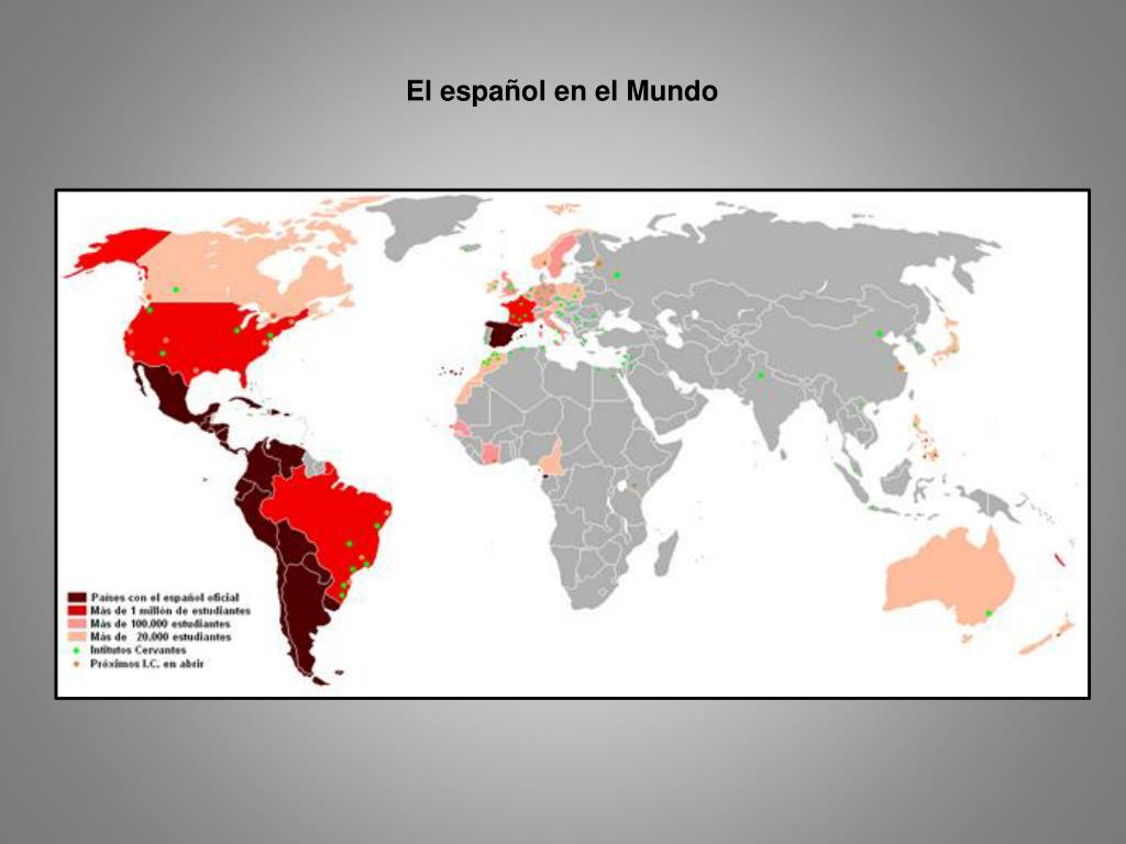 PPT - La Lengua Española 1 - La segunda lengua PowerPoint Presentation ...