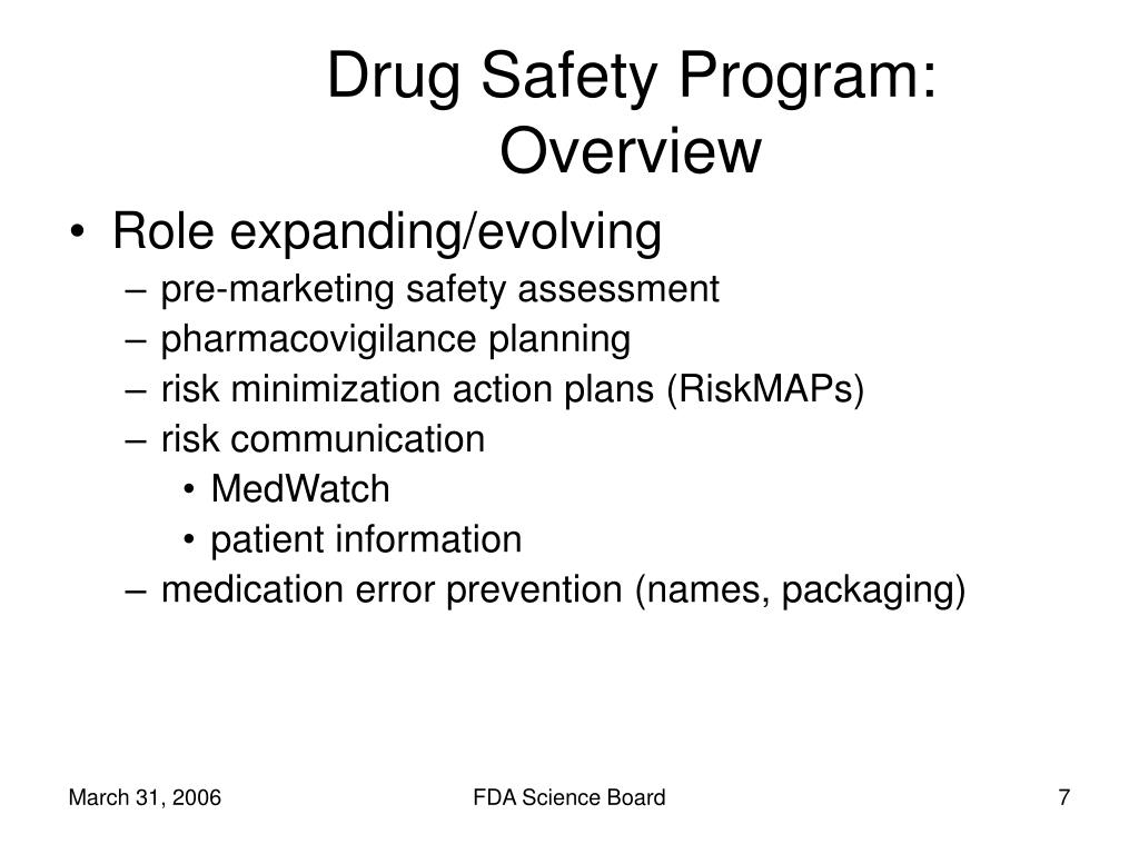 PPT CDER's Office of Drug Safety Electronic Tools for Risk