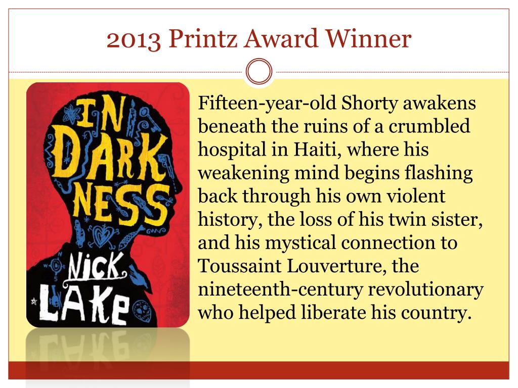 PPT - The Printz Award: Excellence in Young Adult Literature PowerPoint ...