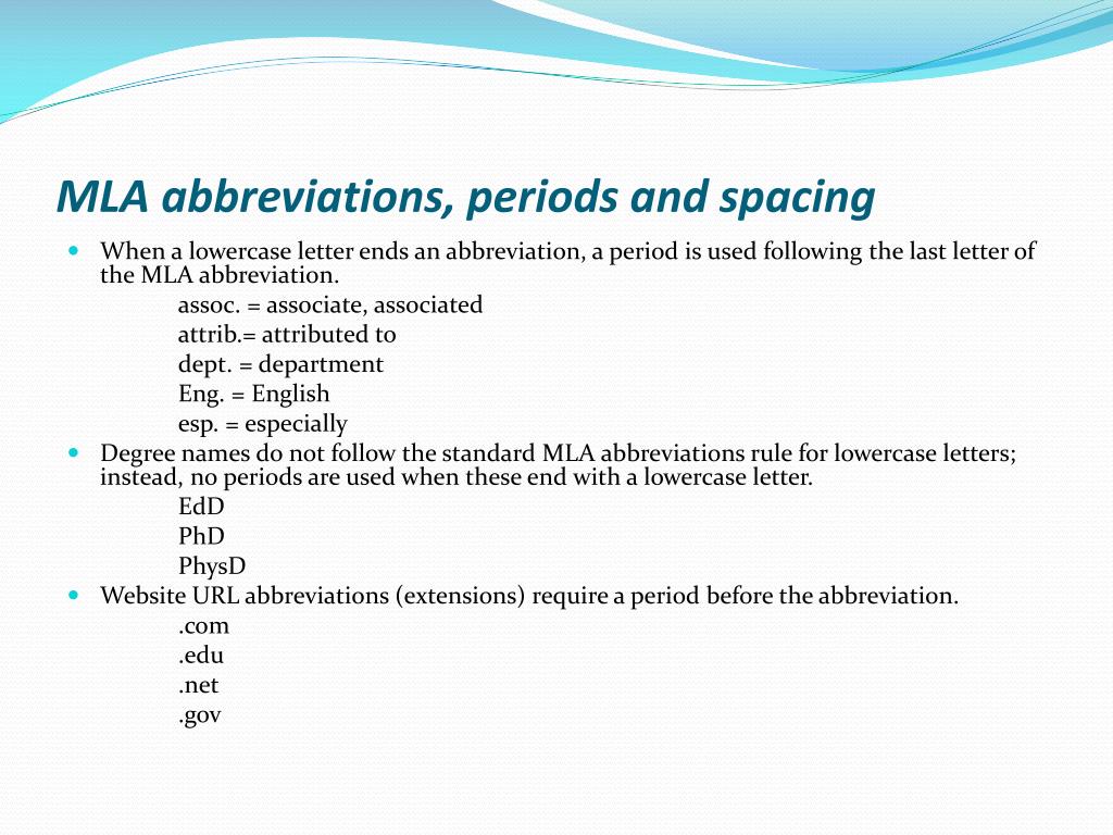 PPT Using MLA Abbreviations PowerPoint Presentation Free Download ppt-using-mla-abbreviations-powerpoint-presentation-free-download