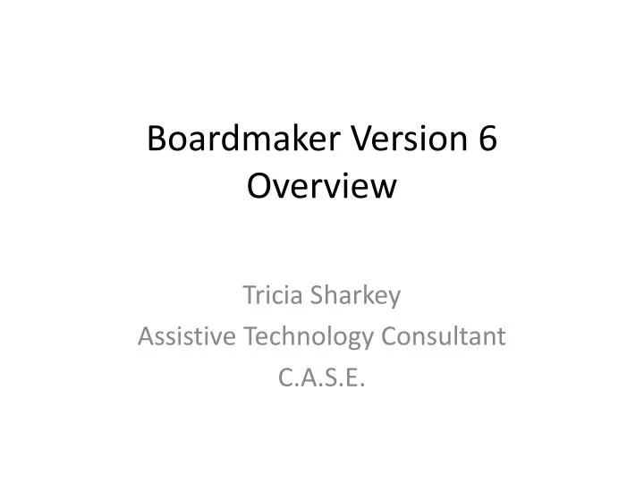 Boardmaker V.6 Boardmaker V.6