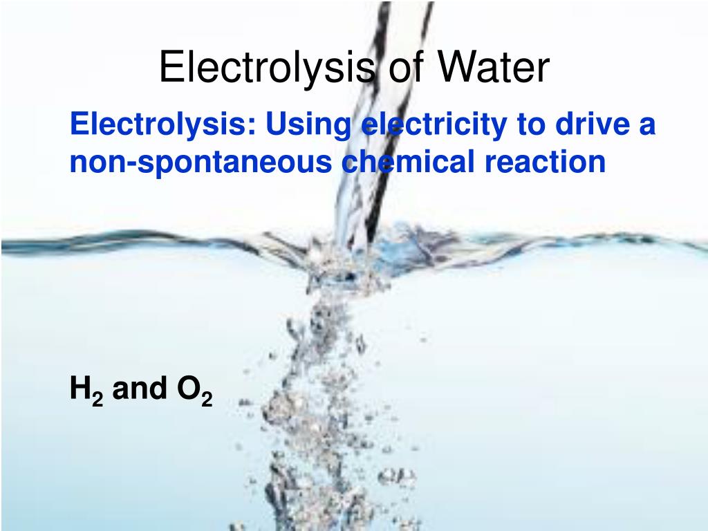 electrolysis of water presentation