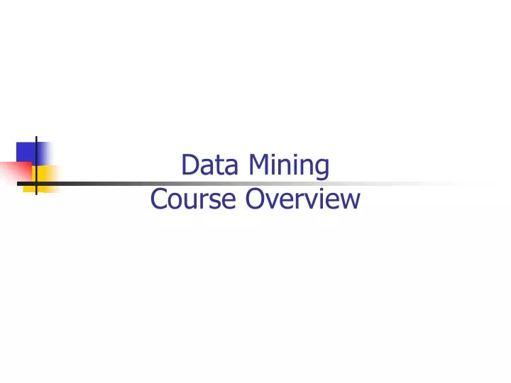 Data mining course syllabus picture