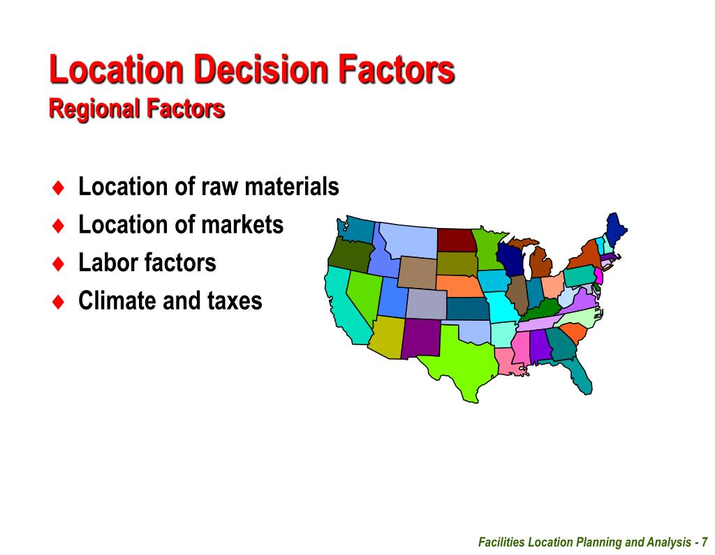 Local planning. Factors influencing facility location. Location facility ppt. Location facility.