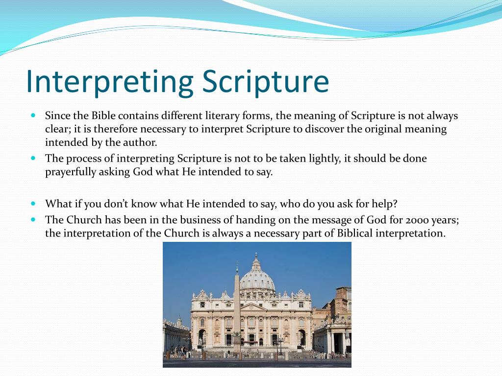 PPT - Biblical Interpretation PowerPoint Presentation, free download