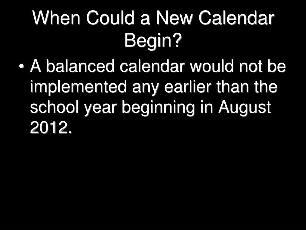 PPT Southern Hancock Balanced Calendar Presentation PowerPoint Presentation ID2925021