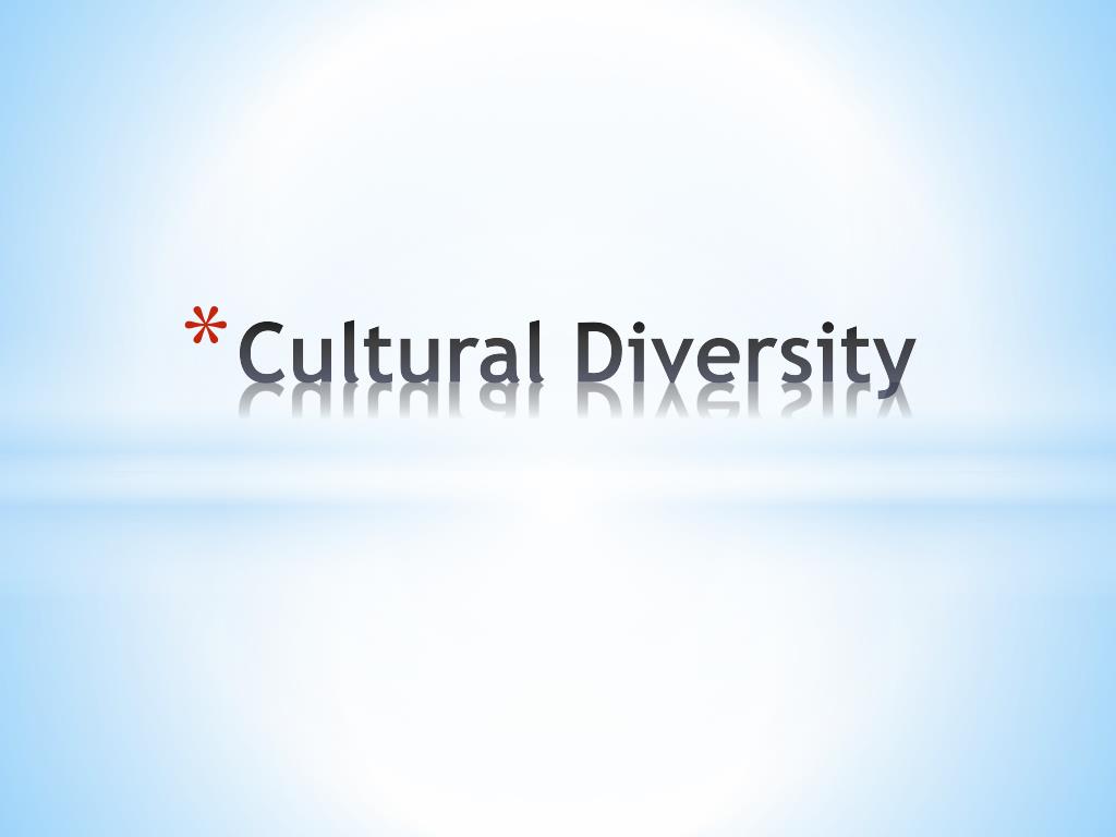 PPT - Cultural Diversity PowerPoint Presentation, free download - ID ...
