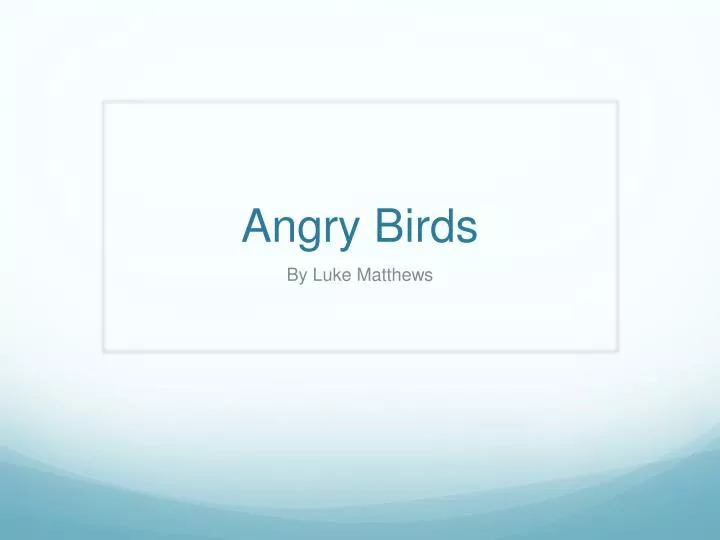angry birds n.