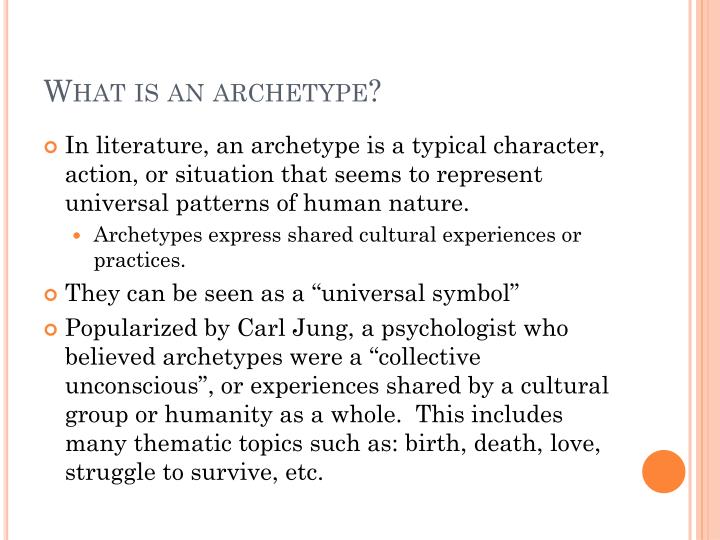 what is an archetype