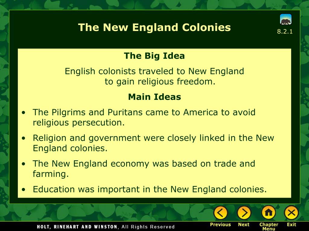 new england colonies economic activities