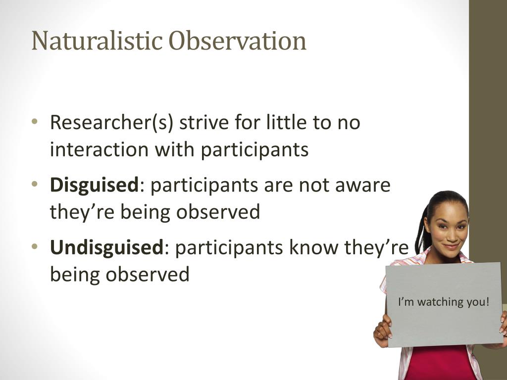naturalistic observation case study example