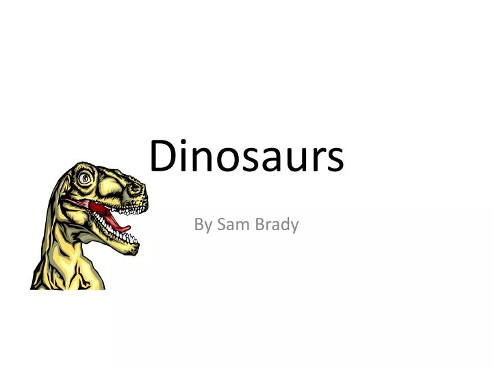 powerpoint about dinosaurs