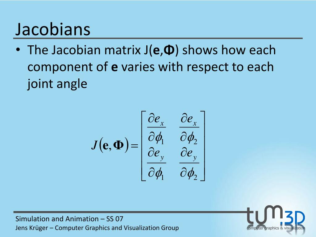 jacobian matrix