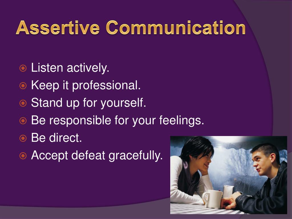 powerpoint presentation on assertive communication