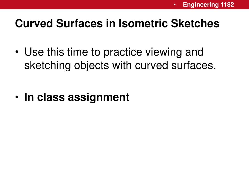 PPT - Curved Surfaces in Isometric Sketches PowerPoint Presentation ...