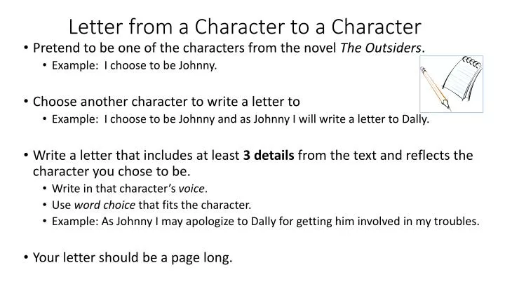 Letter Of Character Example from image1.slideserve.com