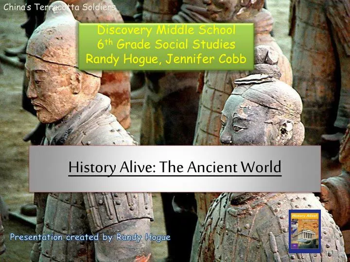 PPT History Alive The Ancient World PowerPoint Presentation, free