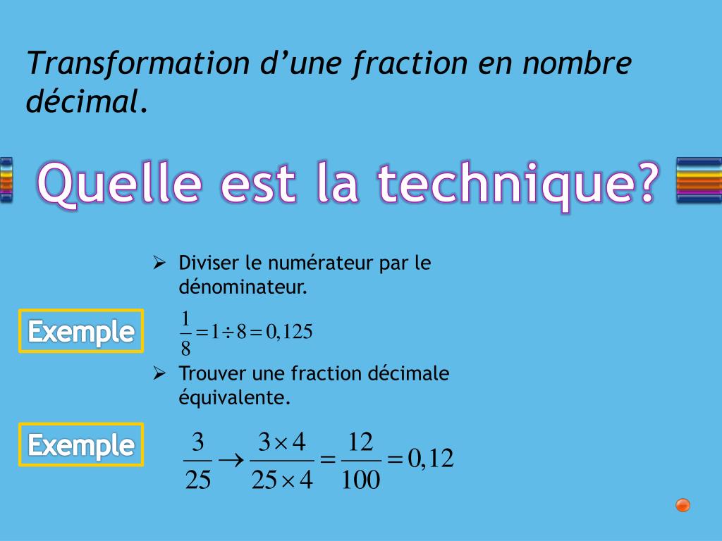 Transformer Une Fraction En Pourcentage PPT - Révision Module 4 Fractions & Pourcentages PowerPoint