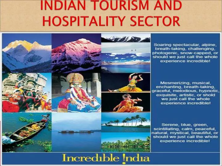 hospitality tourism sector indian ppt presentation powerpoint
