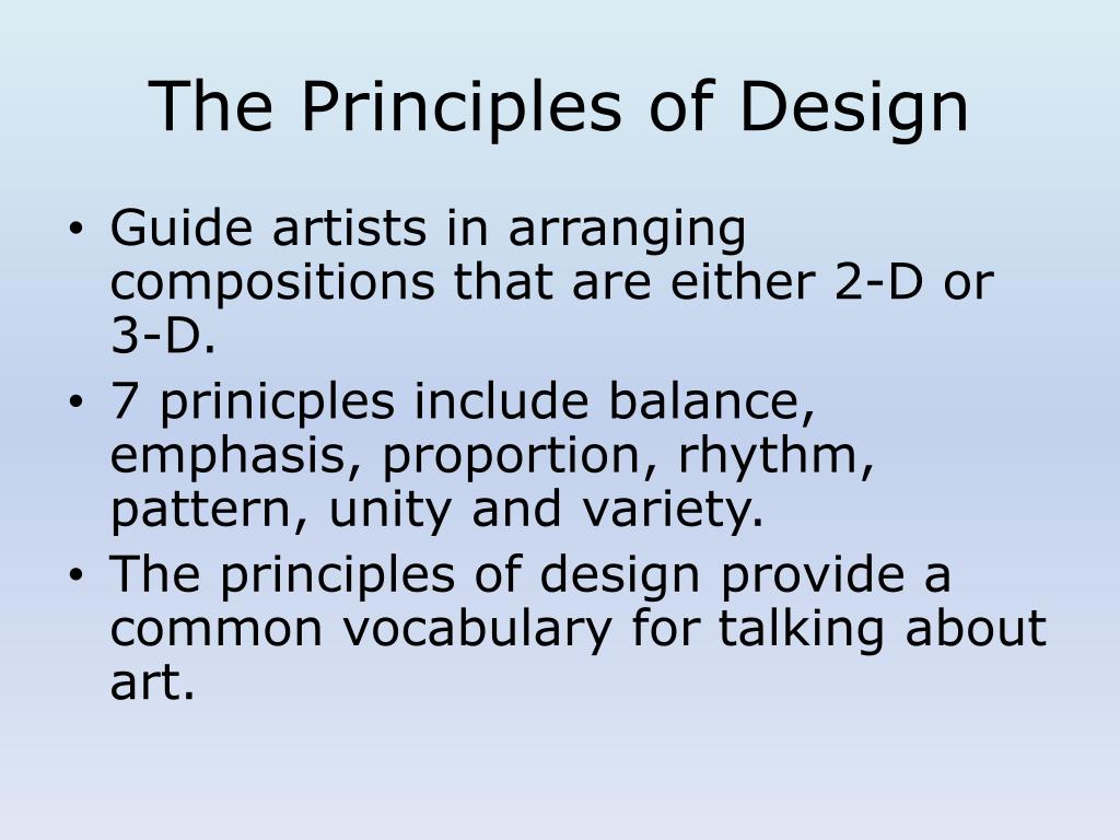 PPT - Principles of Design PowerPoint Presentation, free download - ID ...