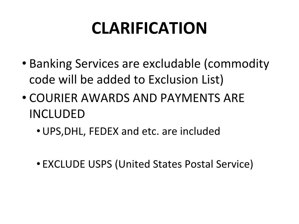 Clarification Codes PPT - MBE LIAISON TRAINING Presented by Governorβs Office of Minority ...