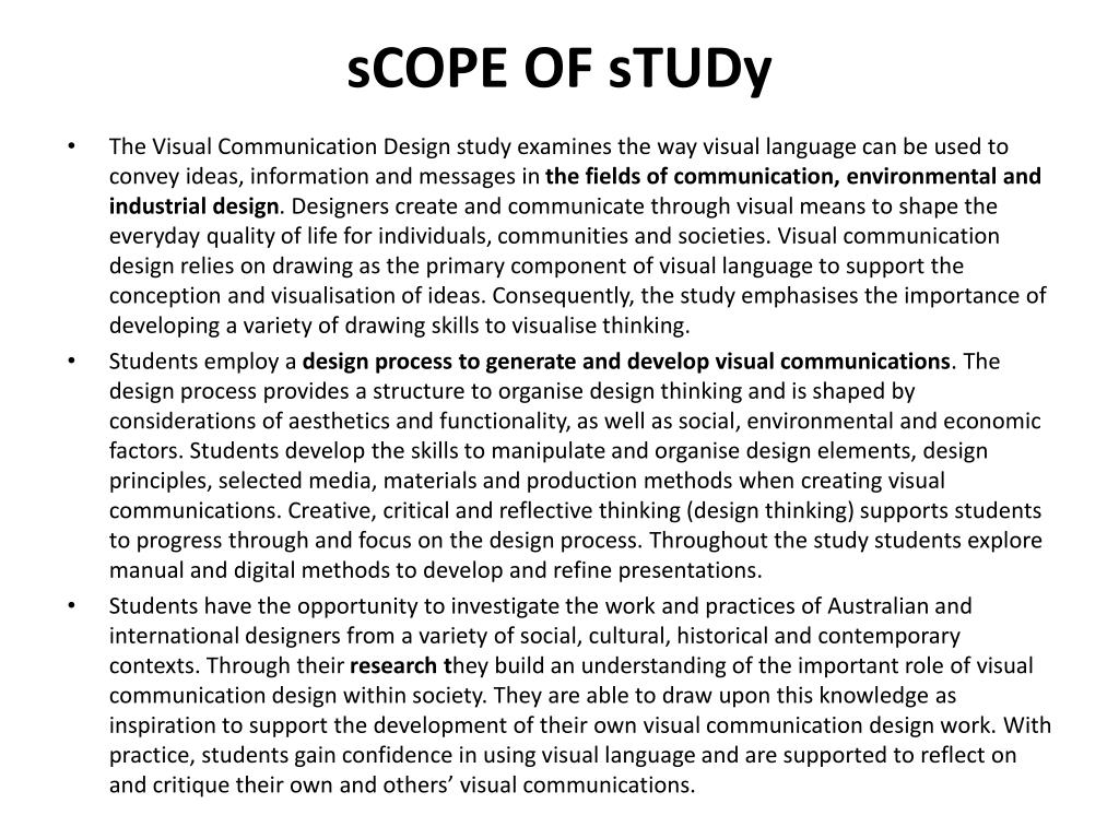 what is the scope and limitation thesis