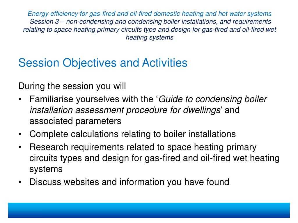 PPT - Energy efficiency for gas-fired and oil-fired domestic heating ...