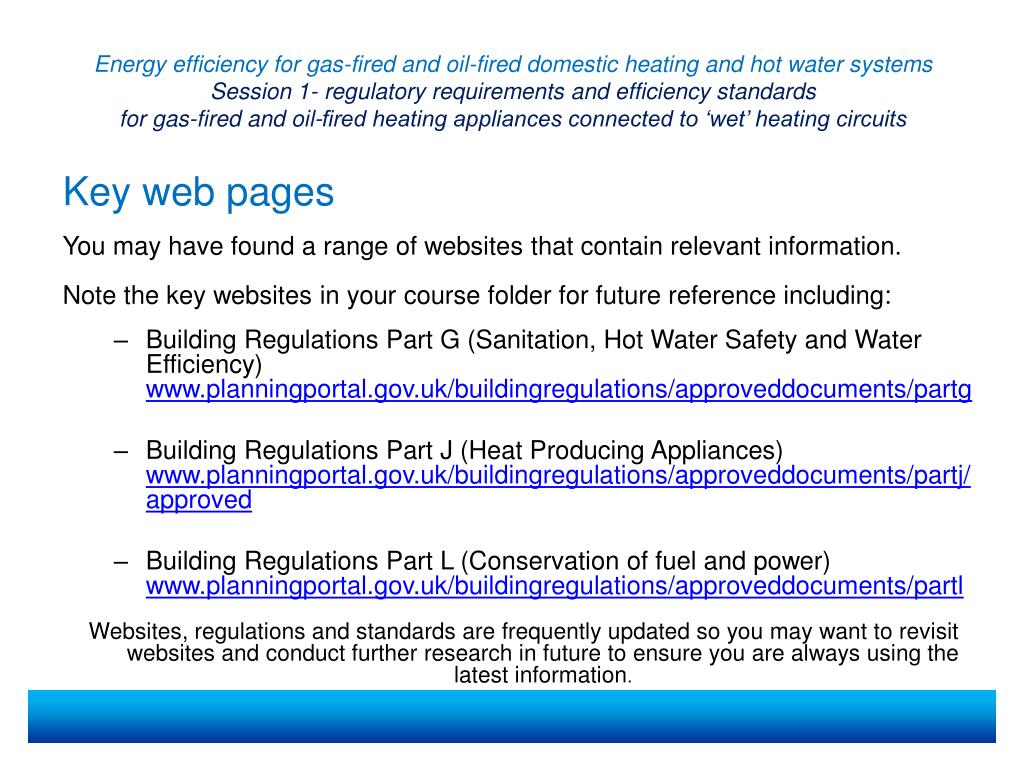 PPT - Energy efficiency for gas-fired and oil-fired domestic heating ...