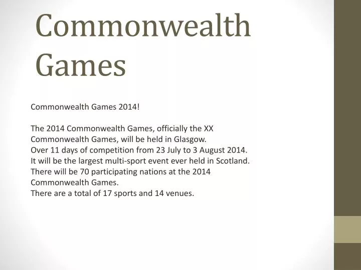 commonwealth games n.