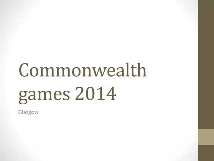 commonwealth games 2014 n.