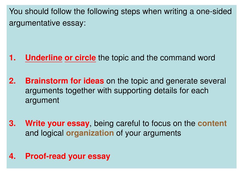 Logical Fallacy: One-Sidedness