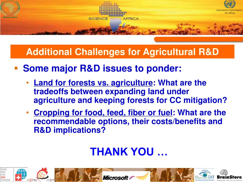 PPT - Climate Change, Agriculture and Food Security in Africa ...