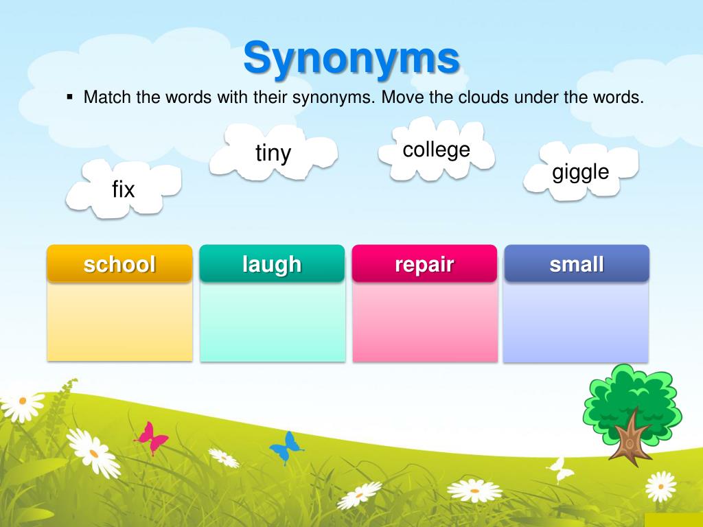 synonyms presentation