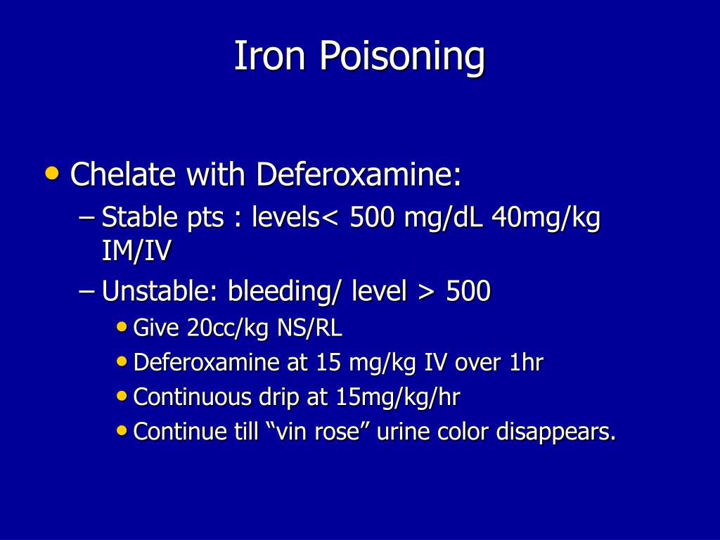 iron toxicity antidote iron toxicity antidote