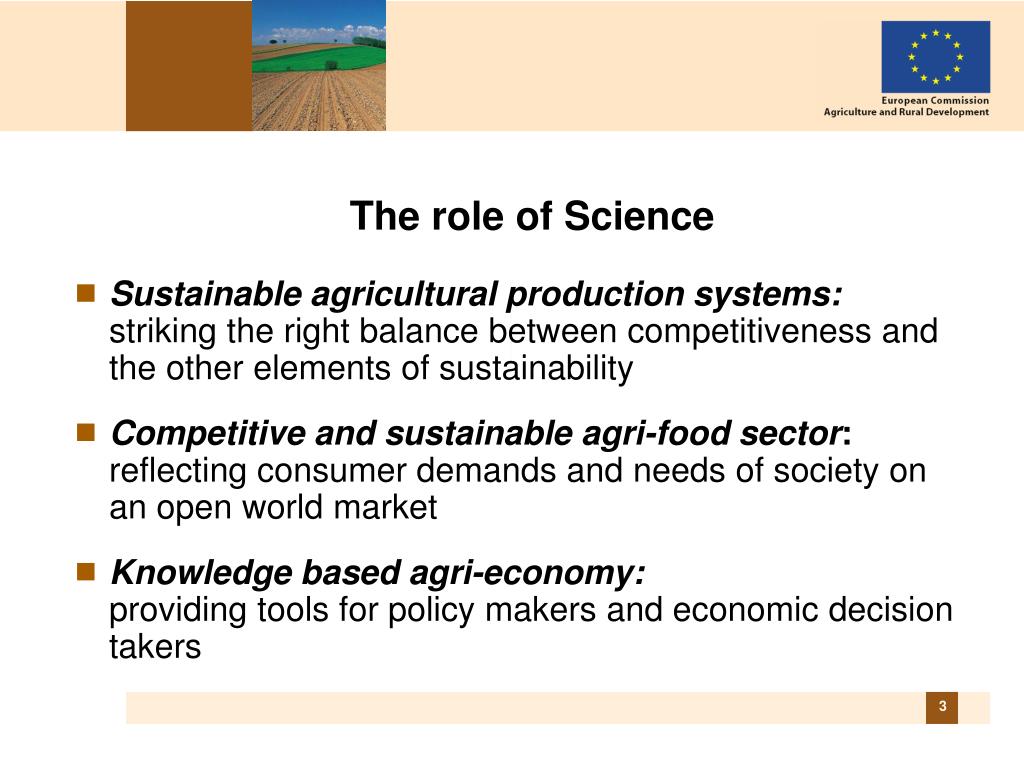 PPT - SCIENCE,SUSTAINABLE AGRICULTURE AND RURAL DEVELOPMENT IN THE E.U ...