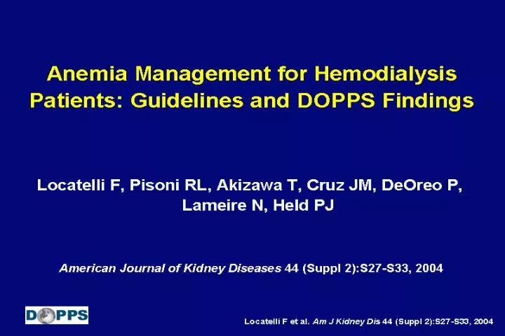 treatment of anemia in rcmd