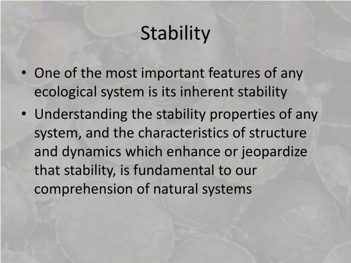 PPT - Stability PowerPoint Presentation, free download - ID:2939906