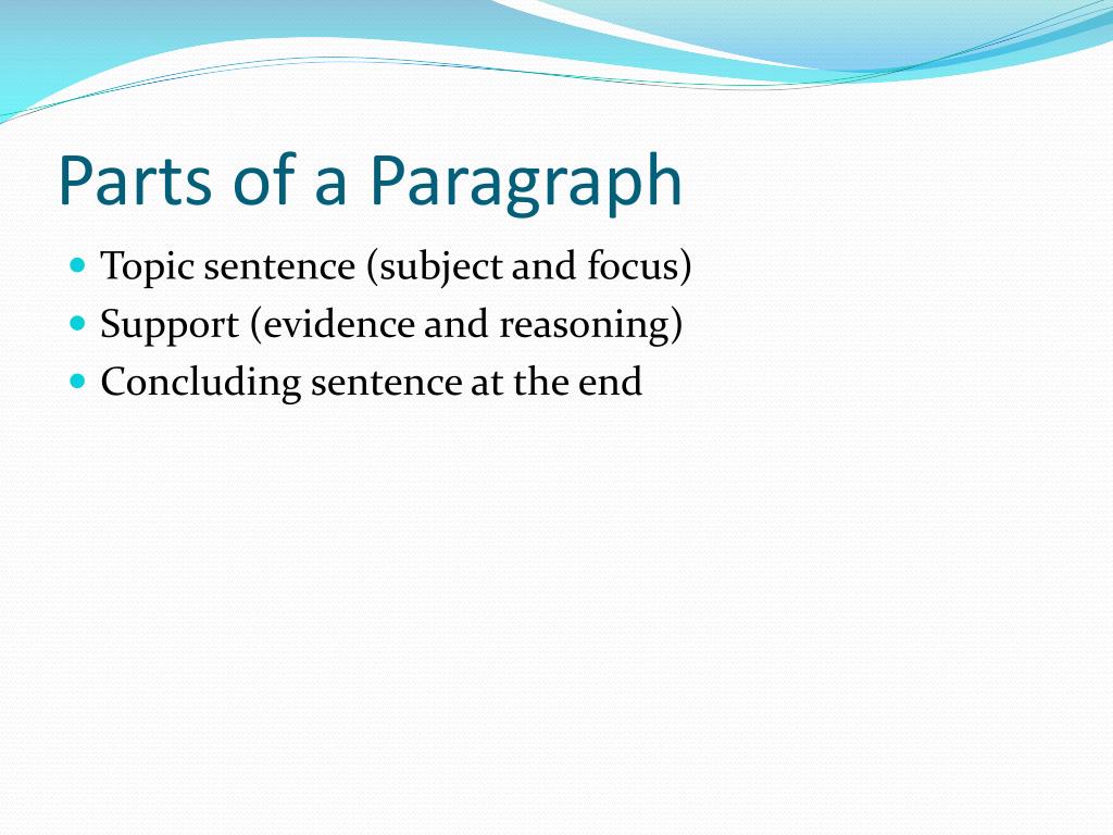PPT - At a Glance: Paragraphs PowerPoint Presentation, free download ...