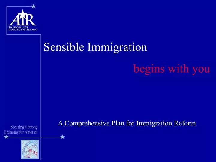 immigration reform powerpoint presentation Exemption from federal immigration laws and certain federal minimum wage provisions us us immigration reform house version powerpoint presentation. immigration reform powerpoint presentation Exemption from federal immigration laws and certain federal minimum wage provisions us us immigration reform house version powerpoint presentation.
