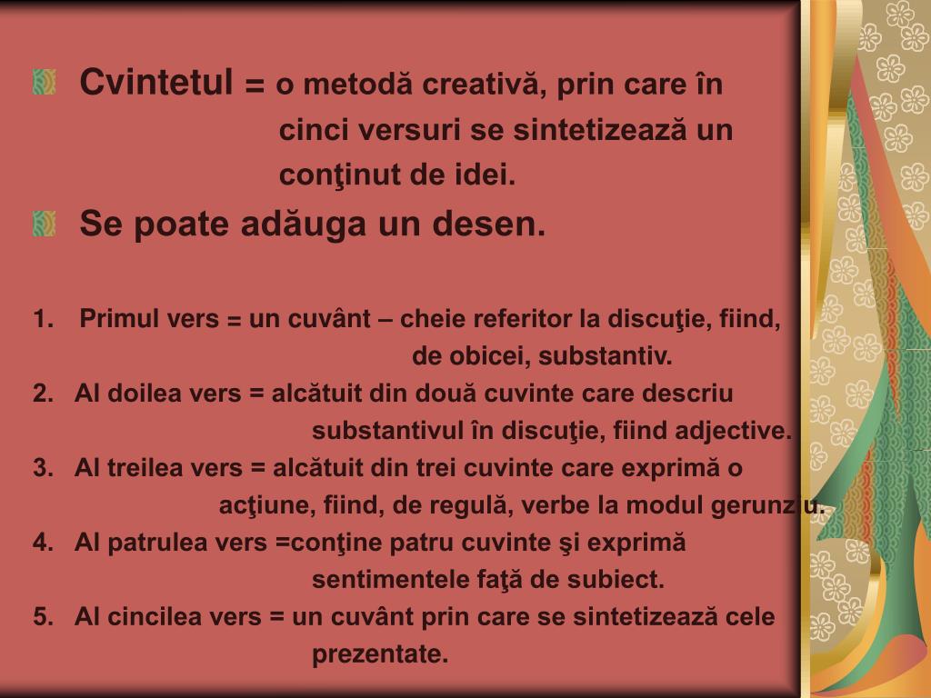 PPT - Cvintetul PowerPoint Presentation, free download - ID:2940898