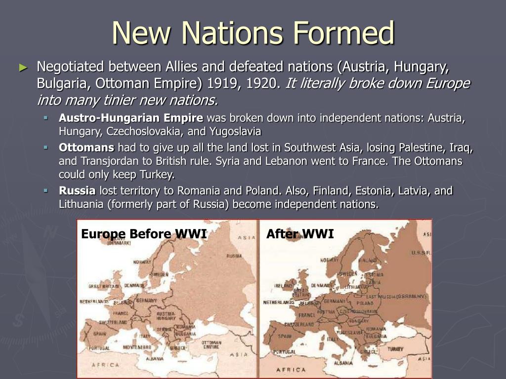 PPT - WW1 Peace Treaties &amp; The Legacy of the War 13-4 PowerPoint ...