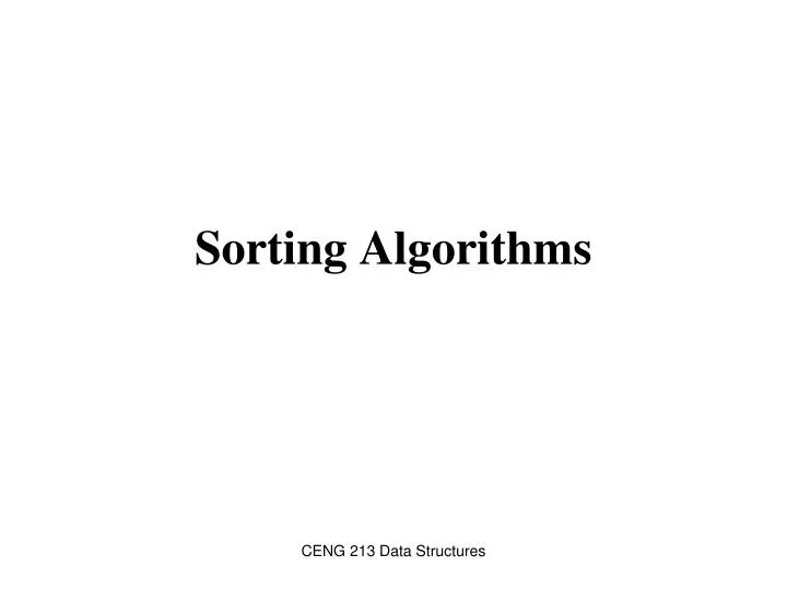 PPT - Sorting Algorithms PowerPoint Presentation, free download - ID ...