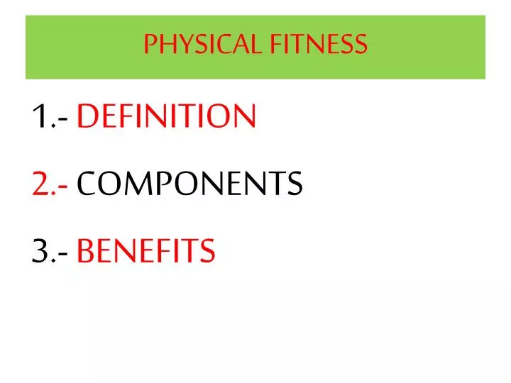 Ppt Physical Fitness Powerpoint Presentation Free Download Id2942183