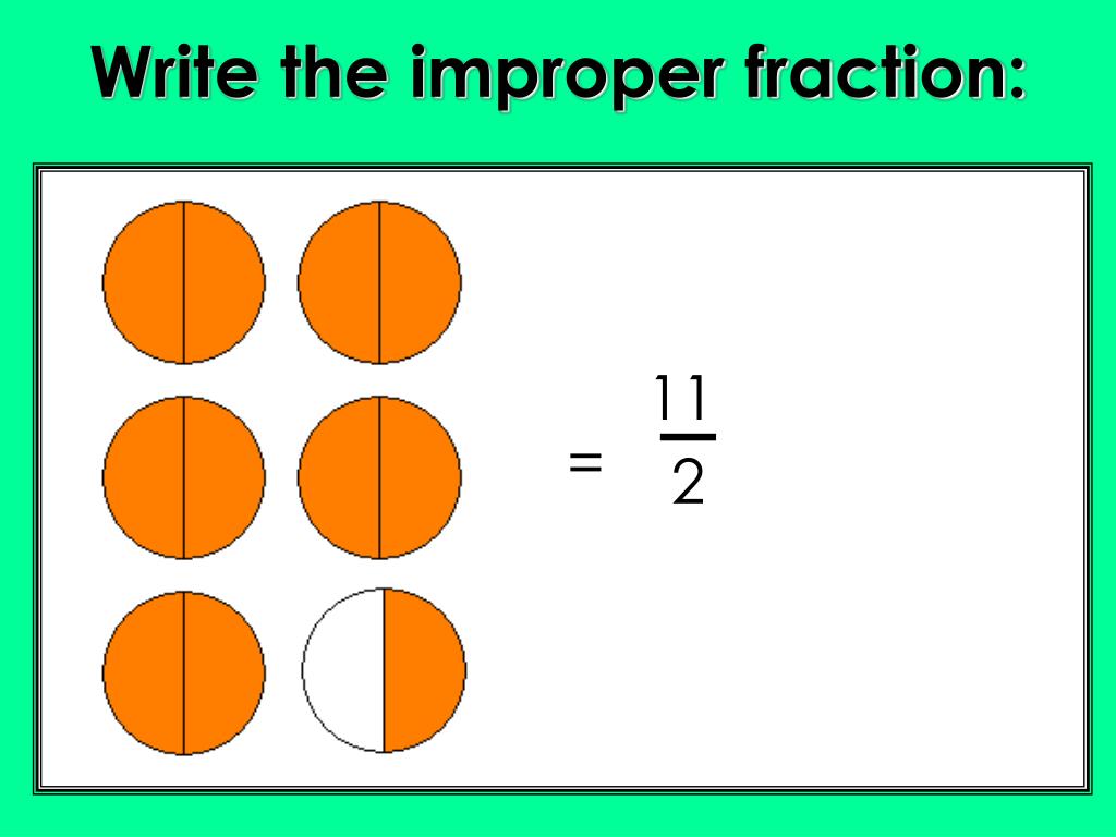 PPT - Mixed Numbers & Improper Fractions PowerPoint Presentation