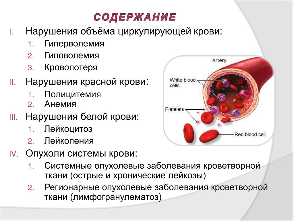 Тромбоциты при кровотечении. Болезни системы крови. Заболевания красной крови. Нарушение свертываемости крови. Патологические элементы крови.