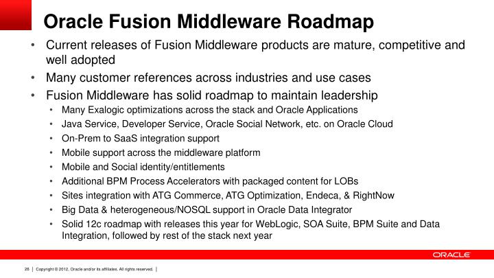 PPT - Oracle Fusion Middleware Strategy Ed Zou Vice President, Product ...