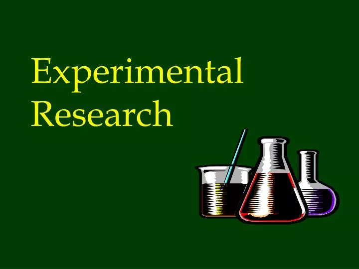 types of experimental research slideshare
