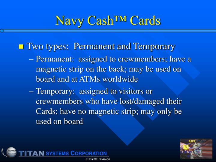 Navy cash card The Old Navy card comes with a relatively high annual percentage rate (APR) and other fees. APR and applicable fees on an Old Navy credit card. Both the Old Navy credit card and the Old Navy Visa card come with no annual fee and a variable % APR for .